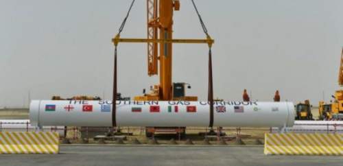 德國正在繼續擴大南部天然氣走廊向土庫曼斯坦，伊朗和伊拉克的擴張