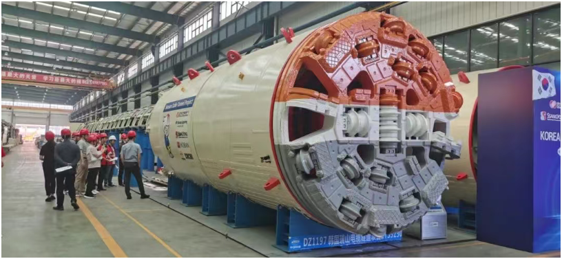 鐵建重工盾構機助力韓國瑞山市電纜隧道工程貫通