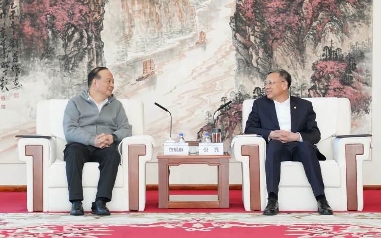 中國能建總經理倪真與寧德時代董事長曾毓群會談