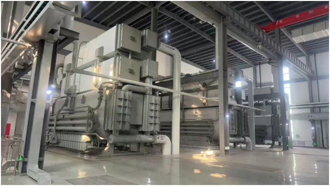 中國首批大型節能減排余熱利用示范工程投產